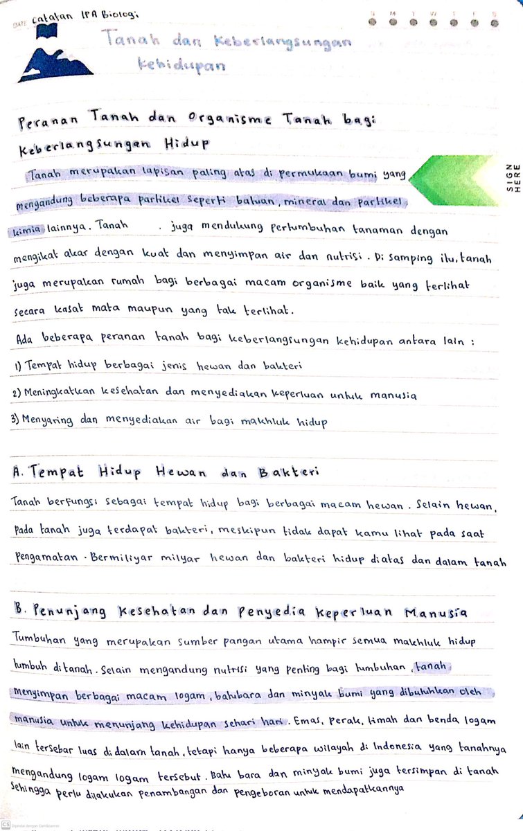prettylovesse's tweet photo. catatan ipa kelas 9 semester 2
materi tentang 
[tanah dan keberlangsungan kehidupan] https://t.co/a1TRUKQ9jG