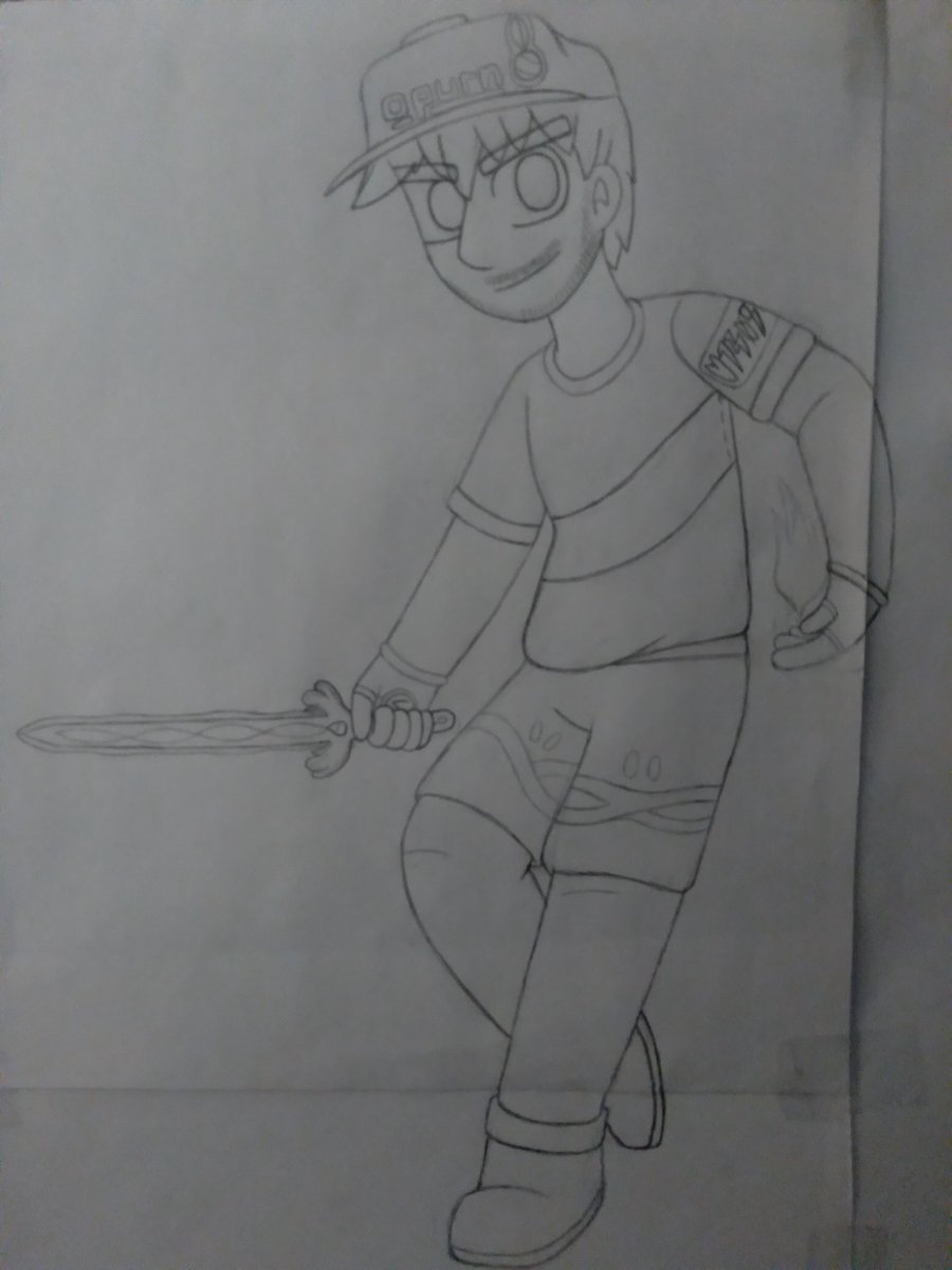 QuickByte_Blog's tweet photo. Viggo: So! I love to do physical sketches of characters and backgrounds, so now I'm here with both the drafts and final copies of my OC, Victor Majada. I send photos of my art and use a program called GIMP to color 'em in!

#originalcharacter #art #digitalart #graphicdesign https://t.co/qQnPfpU16J
