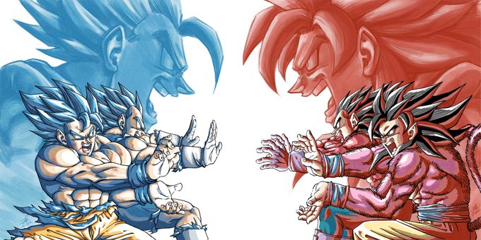 ドッカンバトル7周年のtwitterイラスト作品