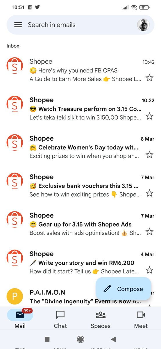 2019kaidouphobe's tweet photo. look i got myself a s/o look at the emails they send me 🥺💓 https://t.co/aW13zMjyr1