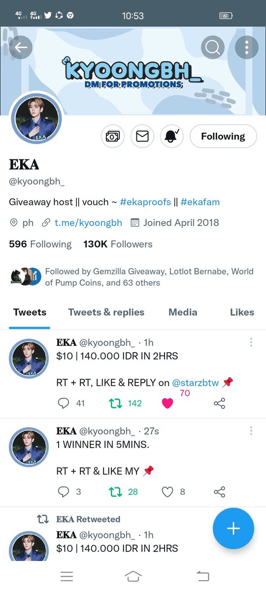 TabamoWeng's tweet photo. @kyoongbh_ Done 🙏🙏🙏🙏 https://t.co/FfpODbHpja