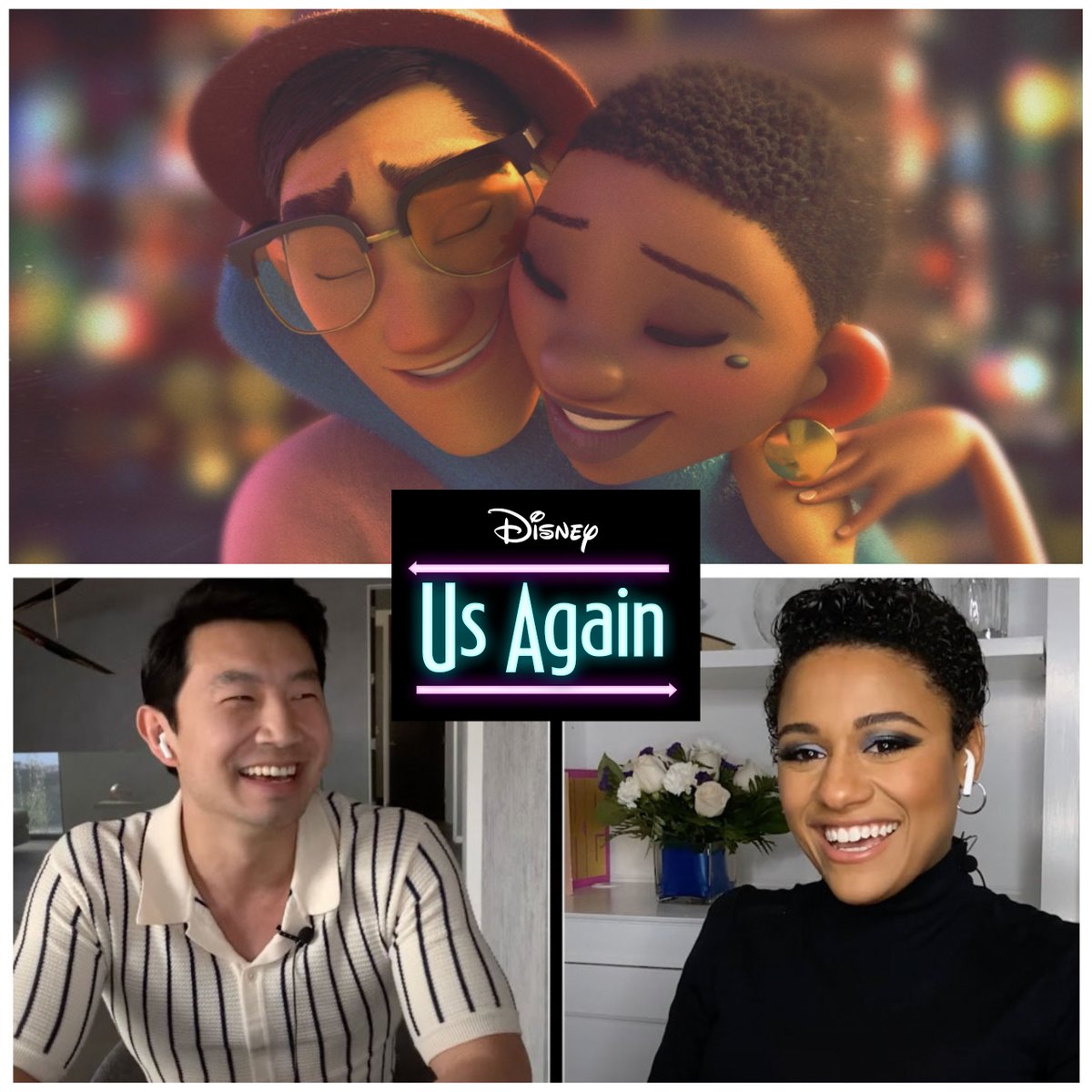 IamSubstantial's tweet photo. So I'm here w/ my wife @RER0binson and we're watching @Variety's #ActorOnActor interview w/ @SimuLiu and @ArianaDeBose and we're both thinking they would be DOPE in a live action version of the @Disney short #UsAgain! They both come from a dancing background too. #JustSaying https://t.co/6sSQllLNi5