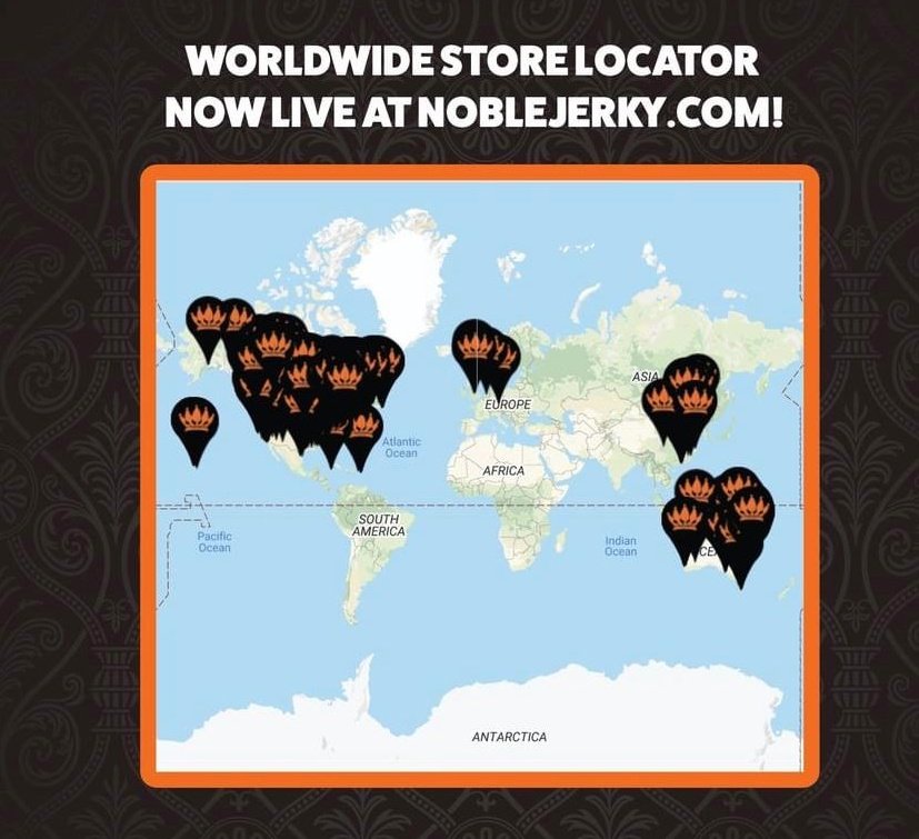 Annihilate your tastebuds and rip into a bag of <a href="/NOBLEjerky/">NOBLE Jerky</a> today!

You'll go nuclear when you see all the locations Noble Jerky is available in!

Munch into the apocalypse, cruelty free!

#Vegan