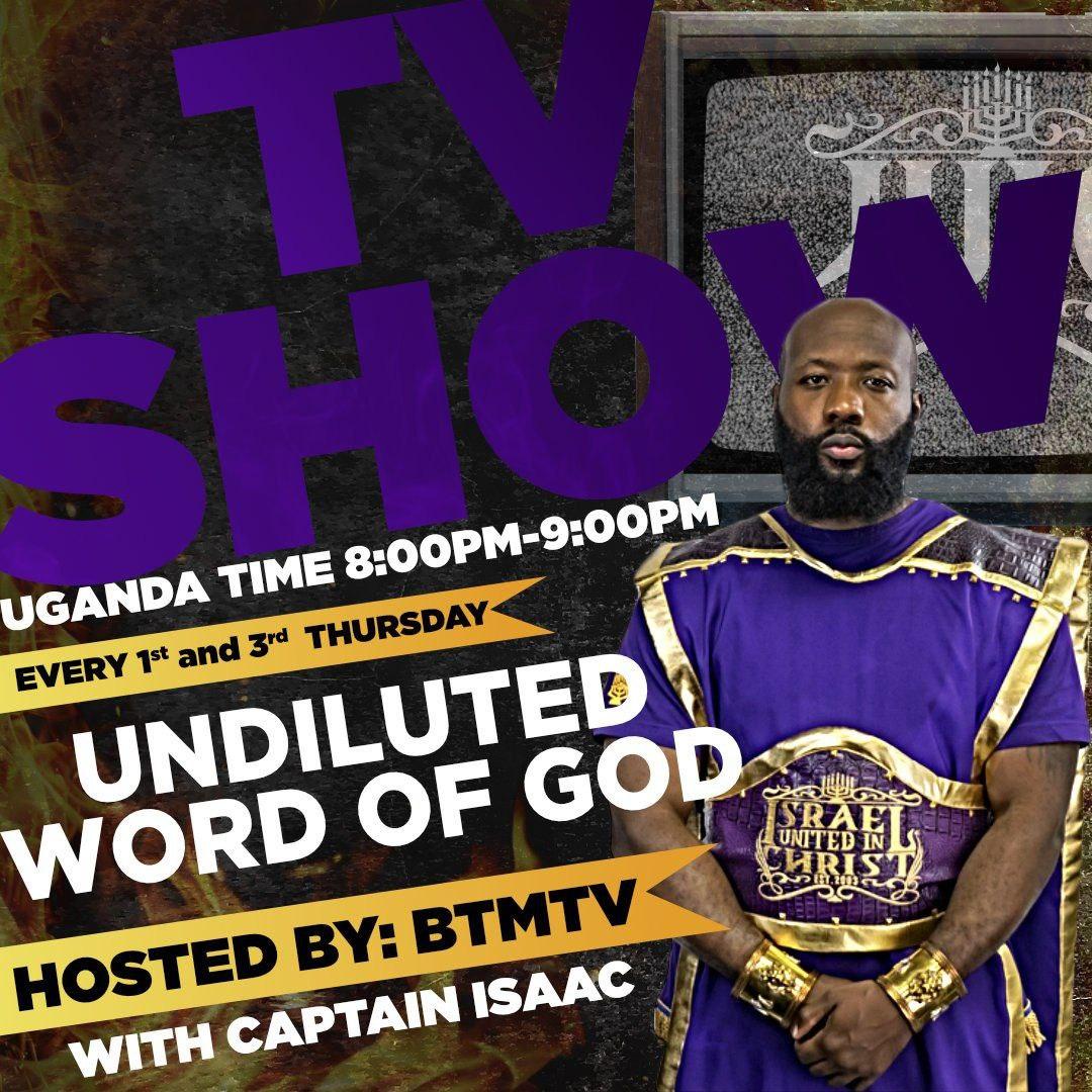 iuicoakland's tweet photo. Why are the people of Uganda #suffering and #Oppressed
Tune in on BTM TV and IUIC Uganda Facebook, as #CaptainIsaac presents The #UndilutedWordOfGod this Thursday
5pm UK Time / 11am Dallas Time / 8pm Uganda Time (NJ) https://t.co/LqgtPab9YH