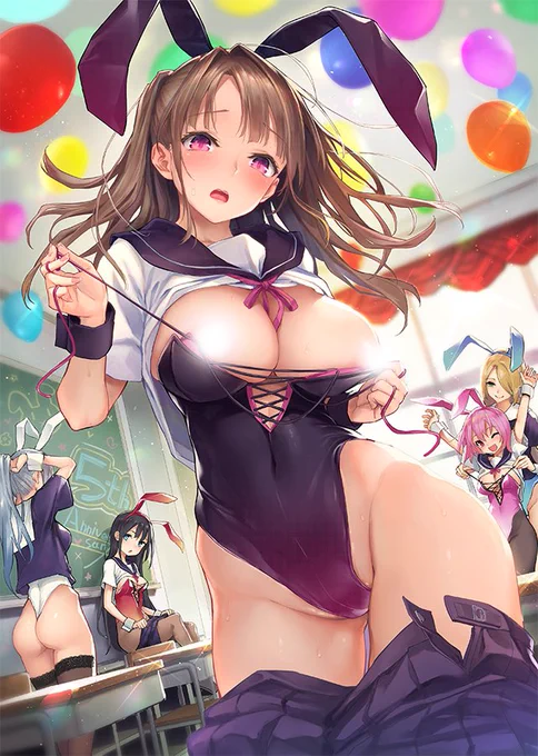 『コミックグレープ Vol.61』表紙イラストより「赤桐美兎」がビッグスケールで登場です。
みちきんぐ氏のご協力を経て、制服姿からバニーガールへ…絶妙な変貌の描写を再現。
胸と股間部分は差し替え&キャストオフが可能です。

国内:https://t.co/aZGXO2dMkr
overseas:https://t.co/qdGRSs1buM 