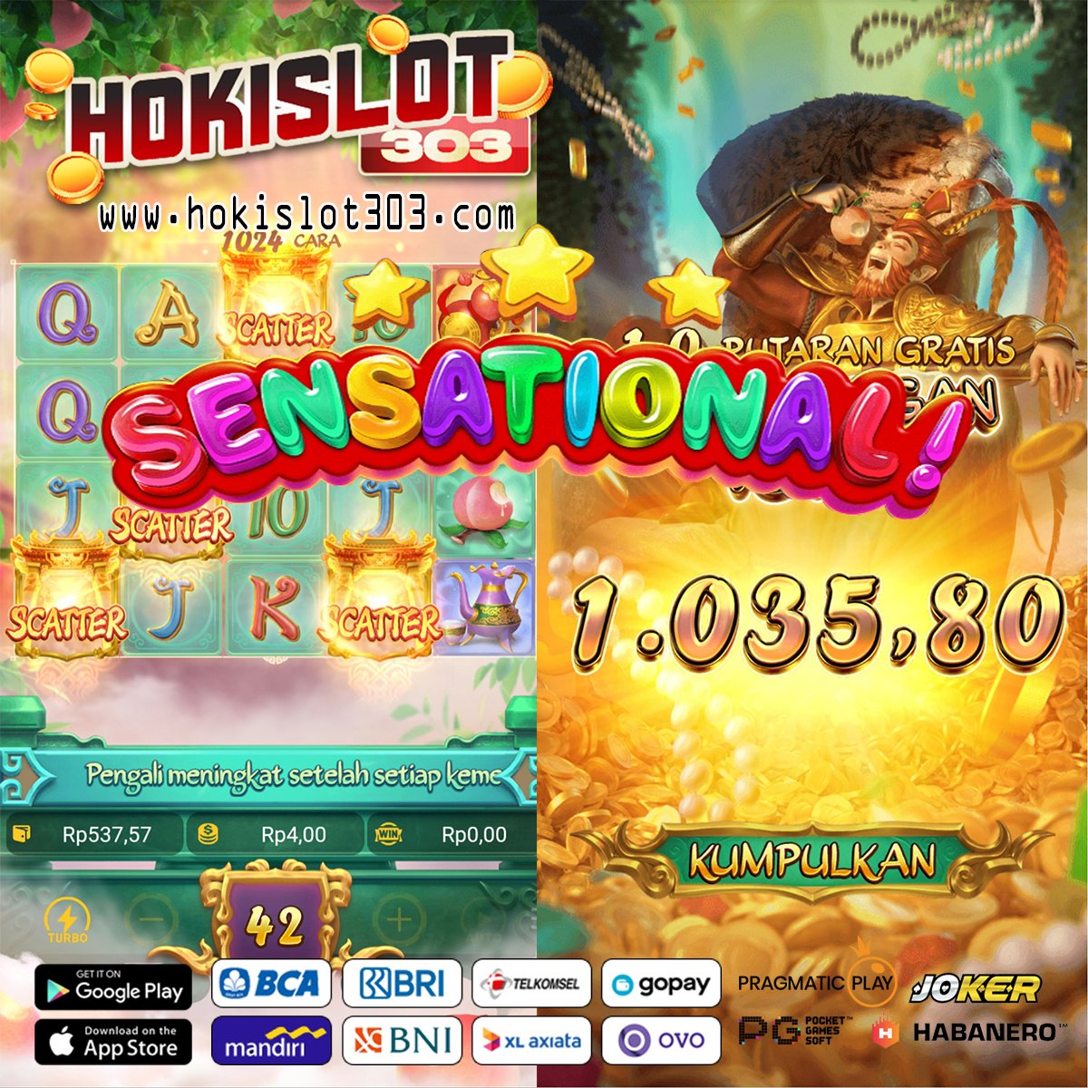 Hokislot303's tweet photo. 🔥 Get 20rb dengan ajak teman pake link referral. min deposit 50rb
🔥 Get 1% turnover commision dari downline mu juga!
📢Deposit via ewallet
🚥OVO/GOPAY/DANA/SAKUKU
📢Deposit Via Bank
🚥BCA/BRI/BNI/CIMB

Daftar link https://t.co/OWygjpM8oN

#hokislot303 #slotpulsa #slotnline https://t.co/z7kUFe1aOE