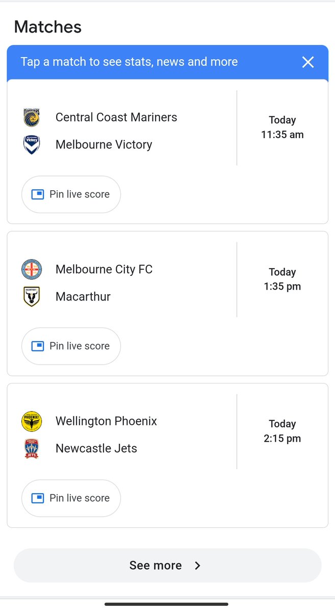 nikhil619_'s tweet photo. @Dream11  
Due To Less Number Of Matches Today try To cover A League Matches 
It Will Be Fun Playing Those Matches On best Fantasy Sports App
#Dream11 https://t.co/wlcUFaQ7ar
