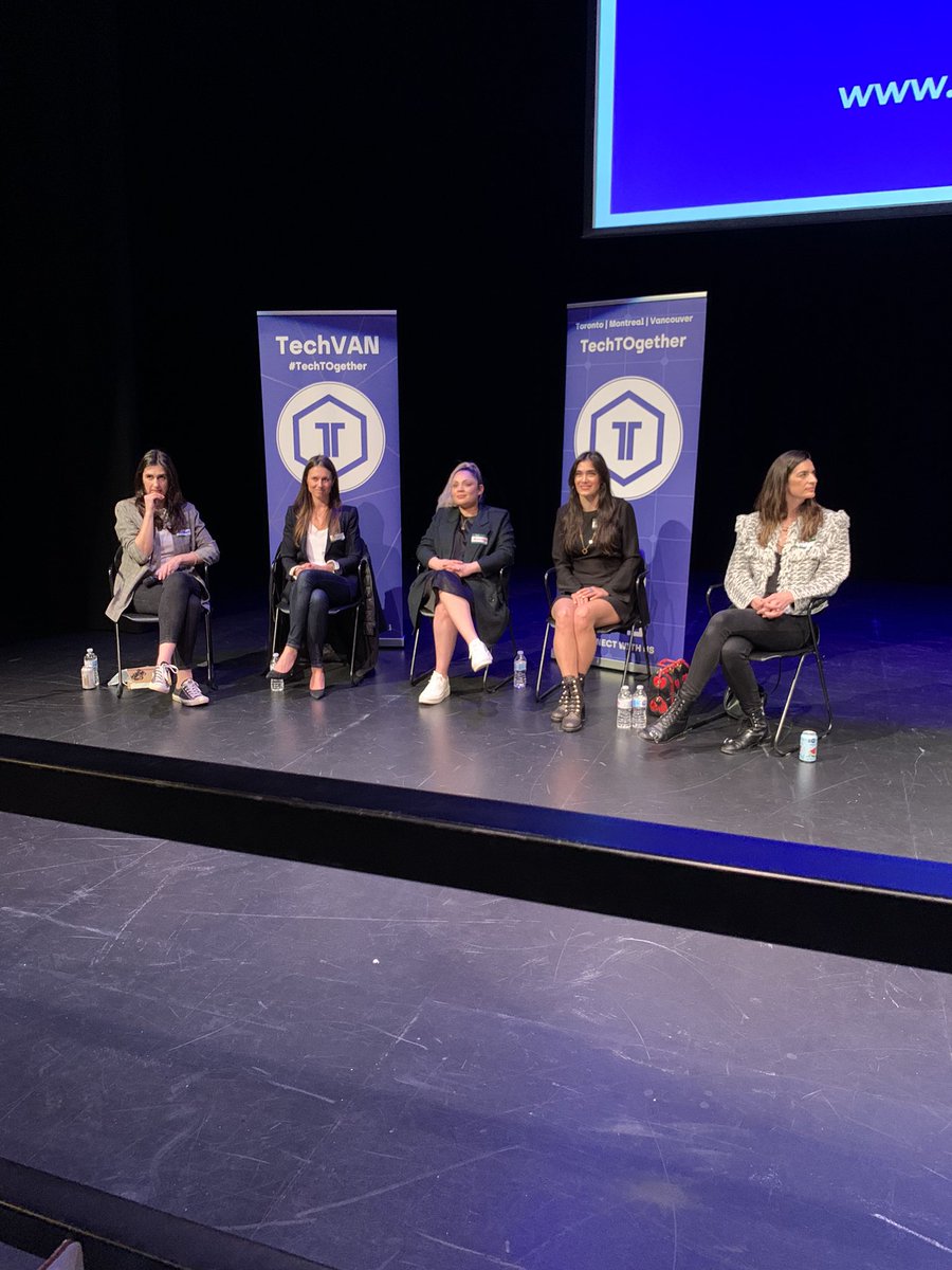 Vivian 🦄 (@vchan) on Twitter photo This powerhouse panel!!!!! 😍 My first big community event in person tonight  <a href="/techvancouver/">TechVAN | TechTOgether</a>
#techvan This powerhouse panel!!!!! 😍 My first big community event in person tonight  <a href="/techvancouver/">TechVAN | TechTOgether</a>
#techvan