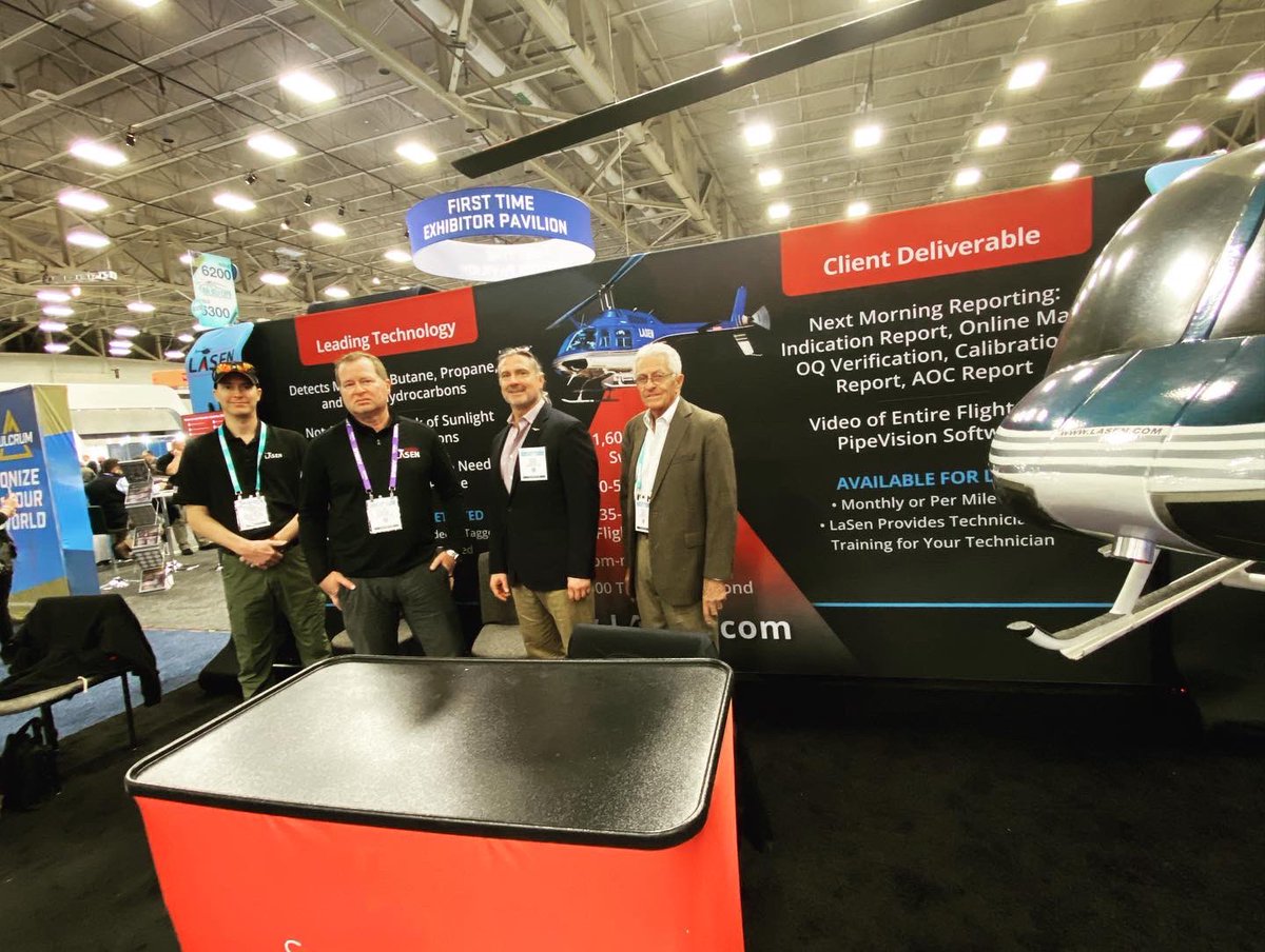 LasenInc's tweet photo. Day 1 of #haiexpo22 in #Dallas from the #LASEN exhibit! We design &amp; fly methane leak detection technology. Come say hi at #6621 👉🏼 we’re laser-focused on saving your resources, communities, and the 🌍 https://t.co/4XoCZUEvYq