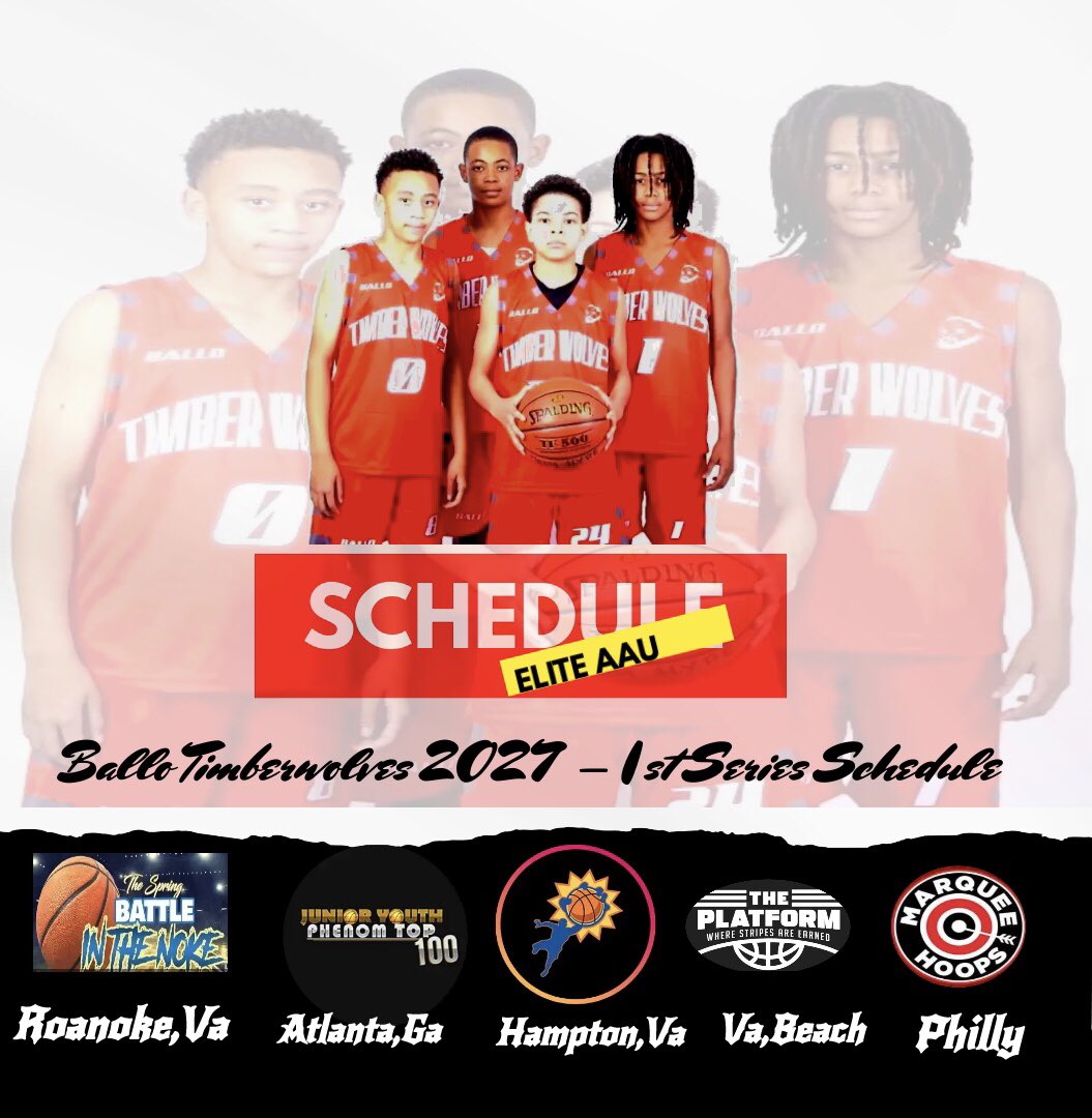ballowolvesaau's tweet image. We got a tuff Schedule this season 🔥
#1stSeries #YearRound #Hoops