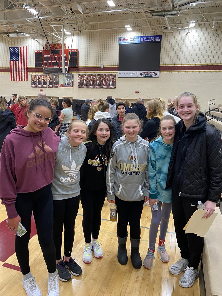 BasketballOhh's tweet photo. Maple Grove girls basketball heading to the section finals Thursday at Anoka!! Great to see these girls coming out to support us! The pipeline is full. 💪🏀 @OMGBAHoops #FearTheLeaf #leafbuds 🍁 https://t.co/4ag5BoSQjH