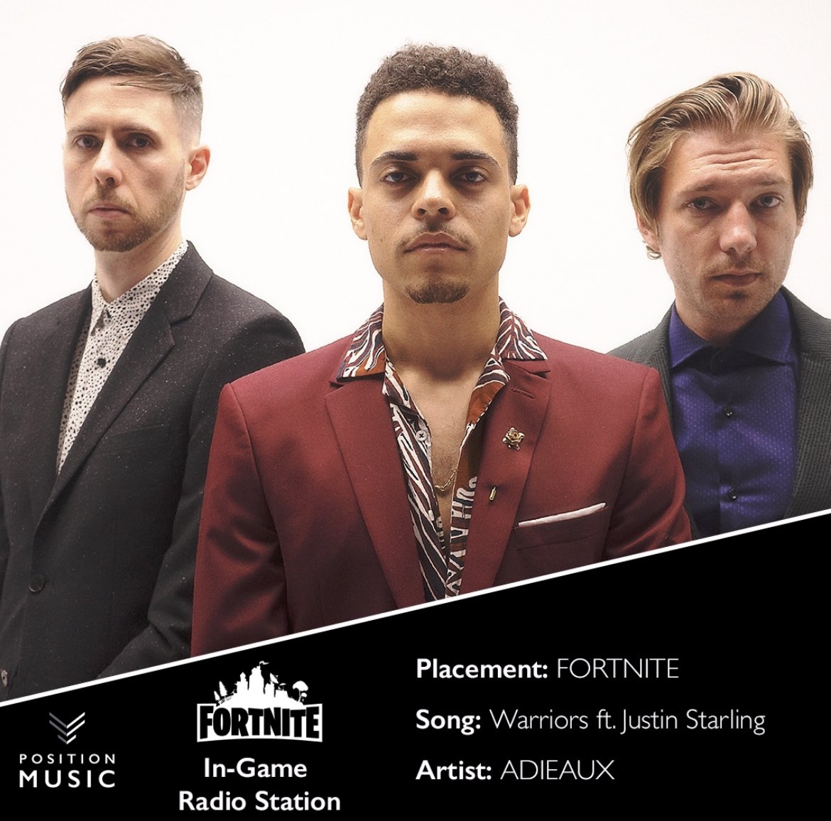 ‘Warriors’ out now with <a href="/adieaux/">ADIEAUX</a> is on the official in game radio station in <a href="/FortniteBR/">Fortnite News</a> !!!!