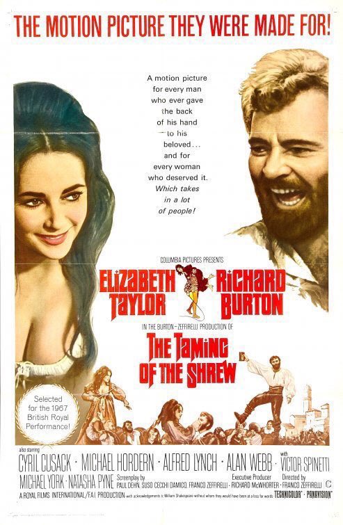 FilmNewsNos's tweet photo. 🎬MOVIE HISTORY: 55 years ago today, March 8, 1967, the movie ‘The Taming of the Shrew’ opened in theaters!
#ElizabethTaylor #RichardBurton #MichaelYork #MichaelHordern #NatashaPyne #AlanWebb #VictorSpinetti https://t.co/rHA3FoRcDb