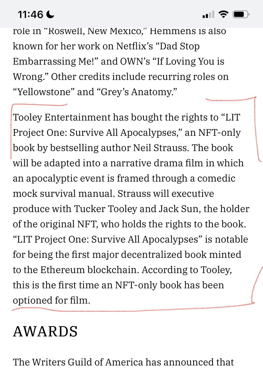 cryptolovett's tweet photo. BOOLISH on $LIT @LITWTF 

Project One “Survive all apocalypses” probably going to be an NFT to be HODLING looong!

The rights have been bought by #TooleyEntertainment and it will be produced into film. 

https://t.co/78Y21cVovR

https://t.co/xKP9zfUgiP https://t.co/MsZ3Bxvh3b