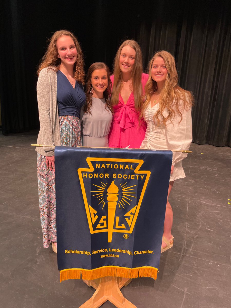 We are so proud of our 4 juniors for being inducted into AHS’s chapter of NHS tonight. Congratulations to Mady Castellion, Elle Krusa, Kaylie Ledbetter, and Jo Moffitt!