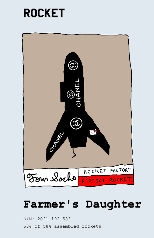 Ready for my First Class Ticket NFT! 

Farmer's Daughter, reporting for duty!