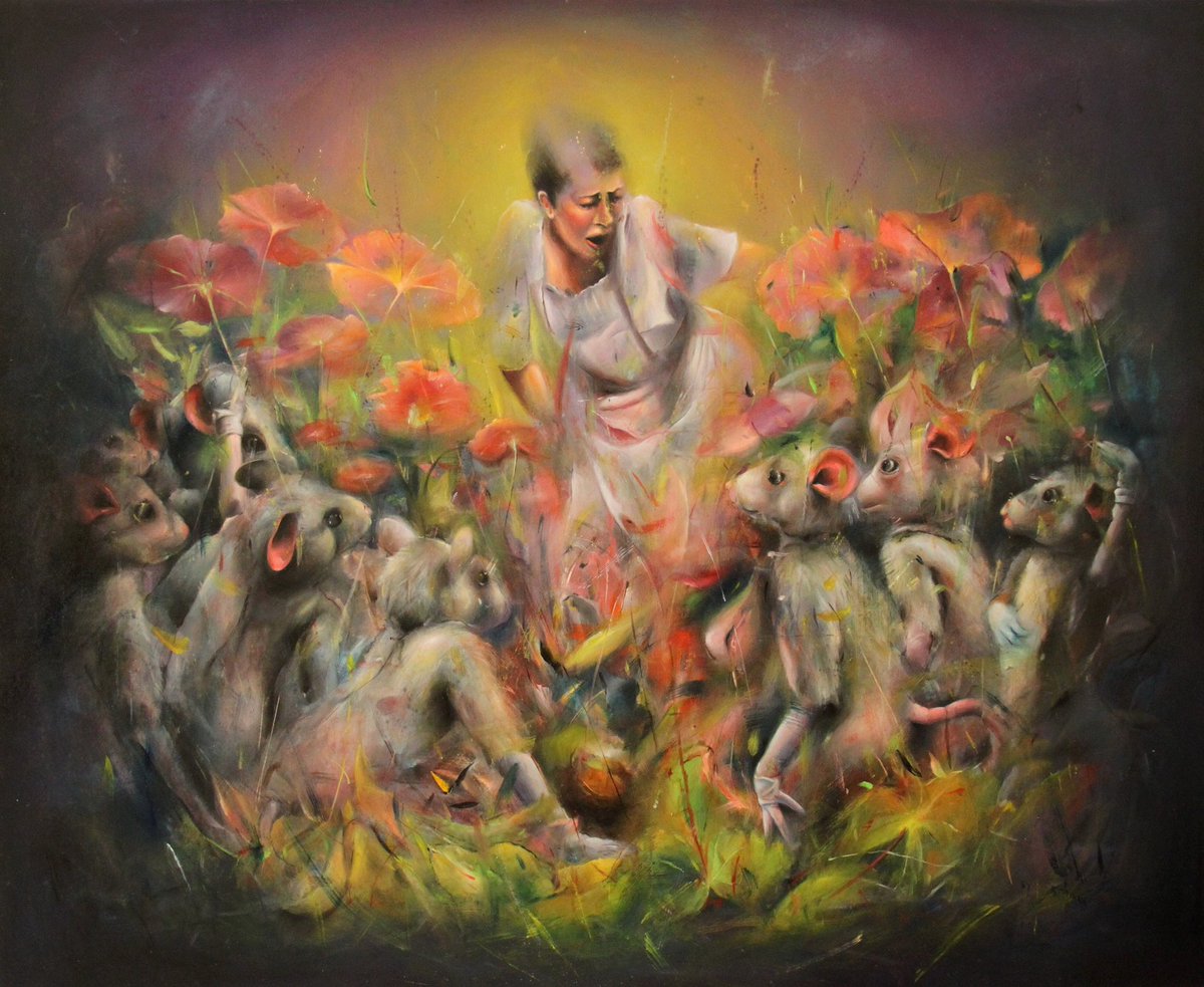 Nafisemran's tweet photo. Happy woman’s day!
.
.
Oil on canvas, 140.170cm,2018
#art #artist #WomansDay #nafisemran #painting #visualart #AnimeArt #nftart #opensea https://t.co/KpMLNej8wY