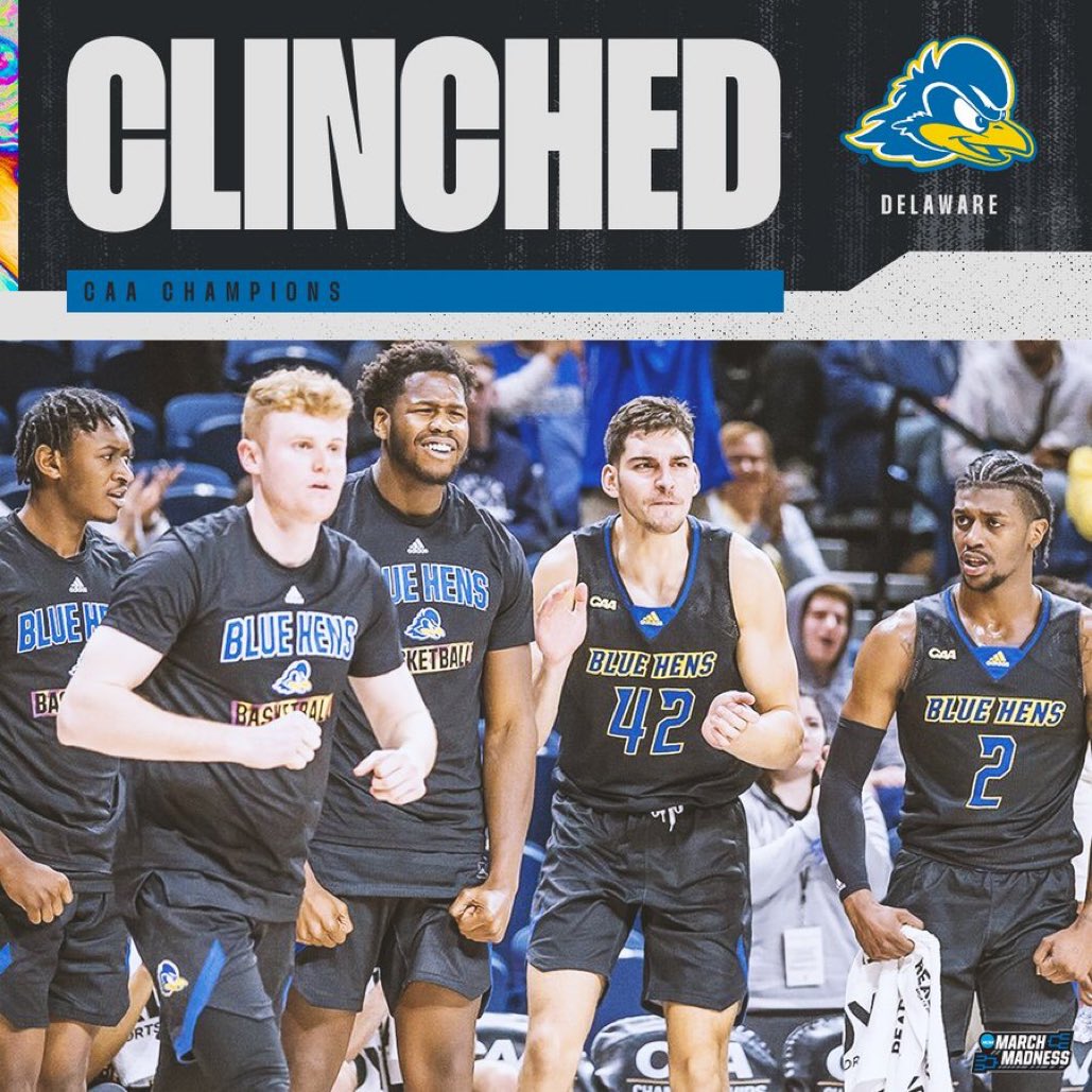 Thanks to all our fans, especially students, for coming down to DC to cheer us on tonight … We dancing! Go Blue Hens! #Together