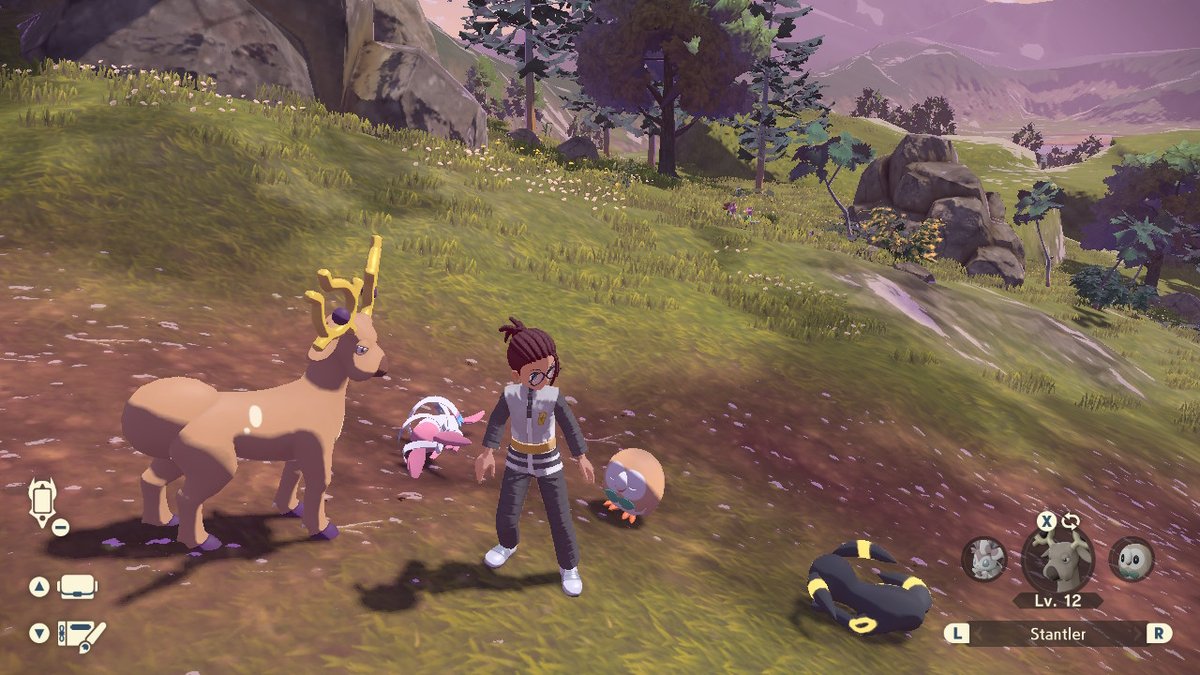 Jern1nja's tweet image. Started a new game. Here's the squad so far! #Rowlet #PokemonLegendsArceus #NintendoSwitch