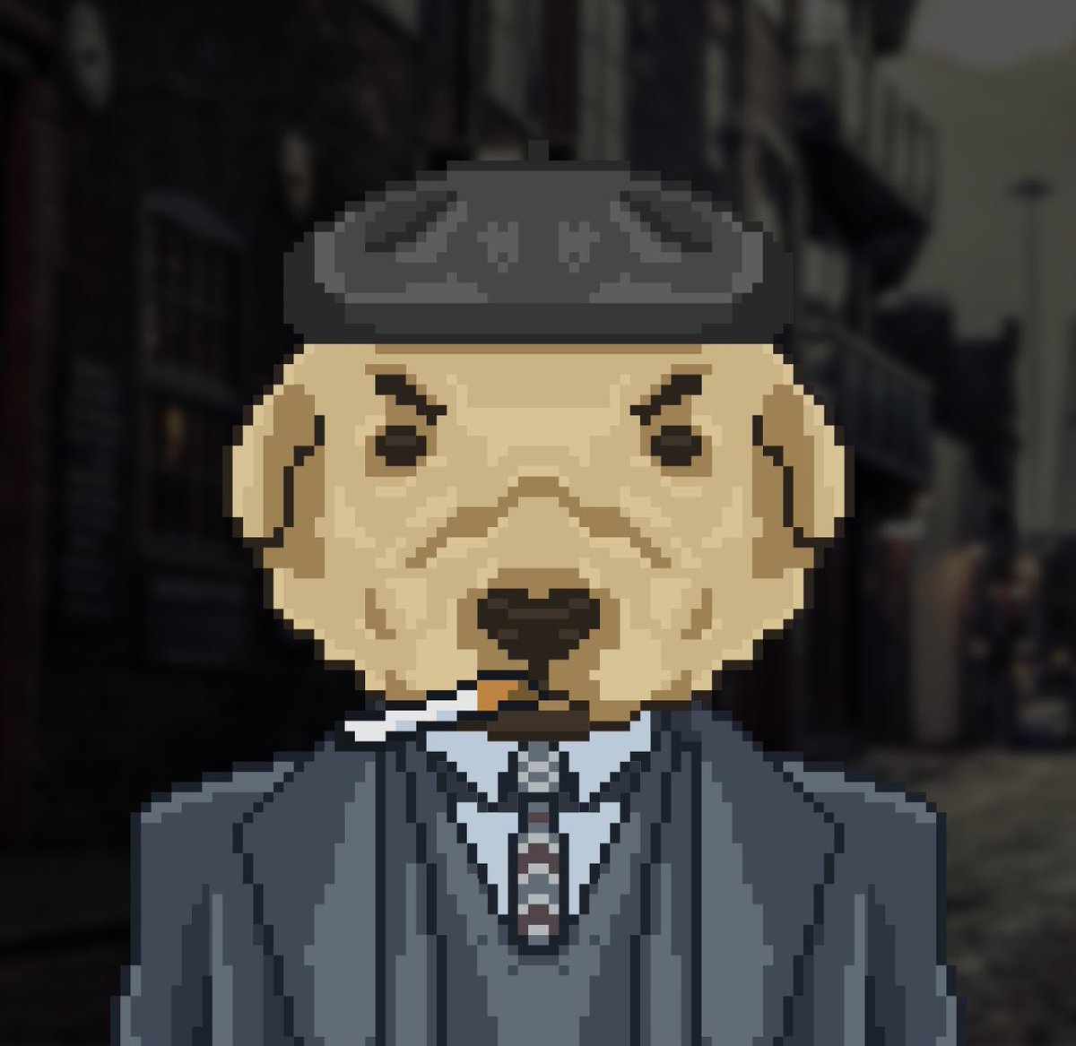 Don’t f^ck with the Peaky Blinders, aye? 

Introducing DOGGY SHELBY. Cold af. 
Every Degen Doggo will come with its pixelated version for free.

Raising funds to dog shelters in Ukraine.

#Nft #NFTCommunity #NFTCollection #NFTGiveaway #NFTs #Ethereum #ETH