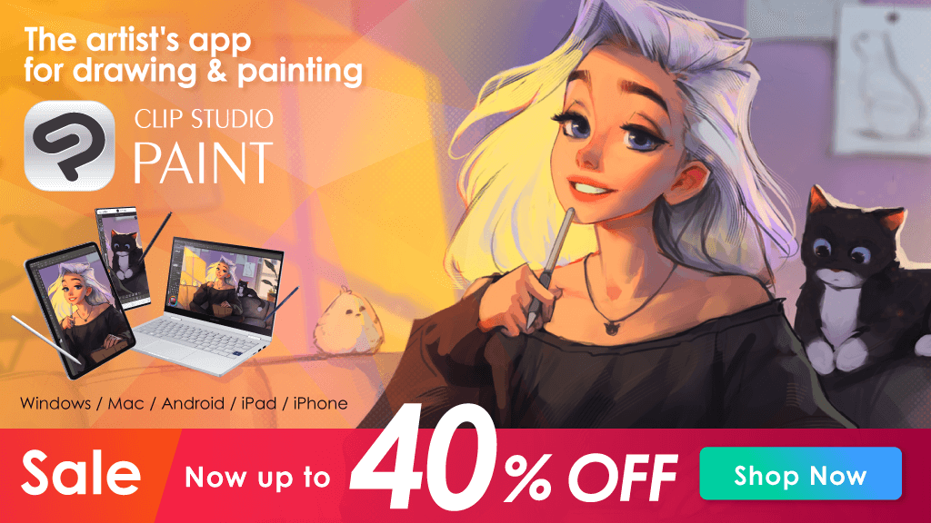 CLIP STUDIO PAINT On Twitter Get 40 Off Clip Studio Paint In Our FNYX0bWVgAQ3LwF Large