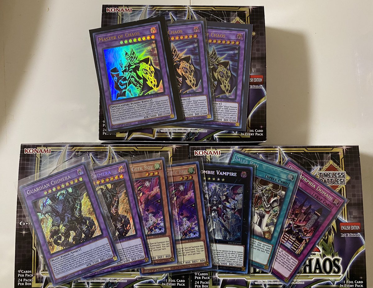 magicspiceseed's tweet photo. 久々に家に帰ったら届いていました🎴
大当たりは出なかったけど約10年ぶりの開封楽しかったです⚔️

#Yu-gi-oh 
#Battleofchaos https://t.co/B1CVQ0vTyT