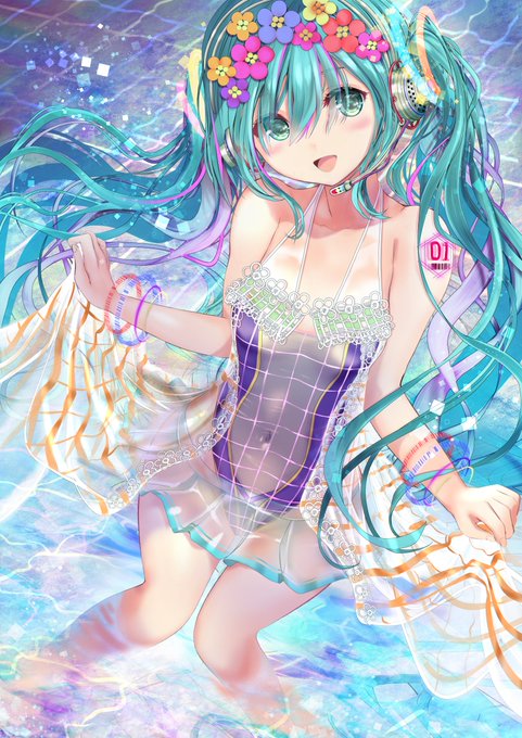 過去絵ですが2枚あります。#ミクの日 #ミクの日2022 