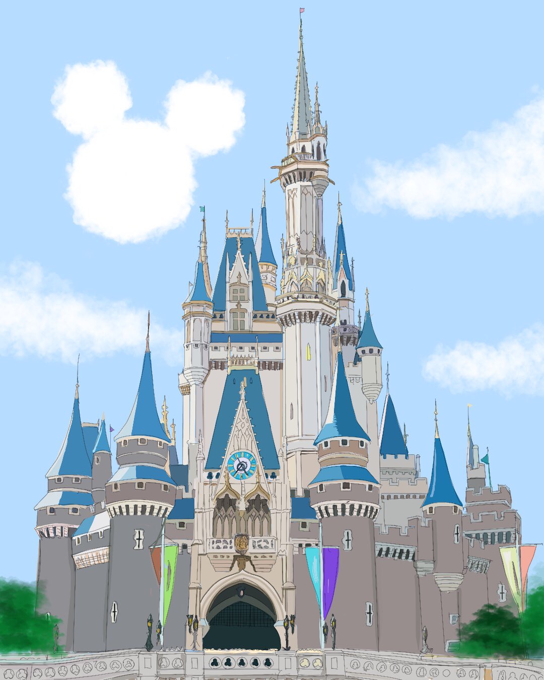 ディズニーイラスト Twitter Search Twitter