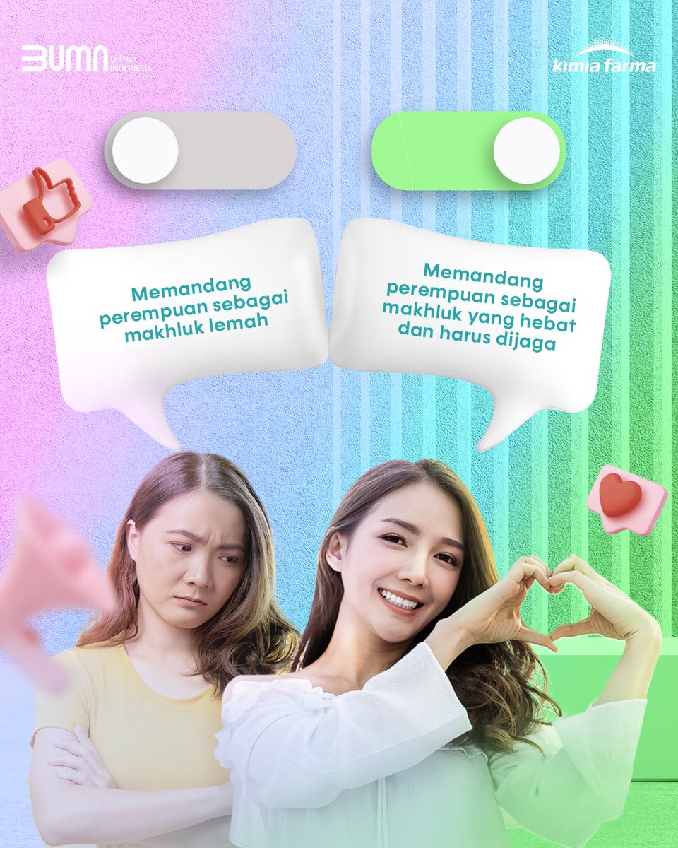 Untuk mewujudkan kesetaraan, kamu harus berani memulai perubahan. Mulai lah dengan menerima dirimu sendiri. Ketika kamu sudah menerima dirimu seutuhnya, maka kepercayaan diri akan terbentuk. Sebagai perempuan, kamu berhak memilih! ❤️

#DiKimiaFarmaAja