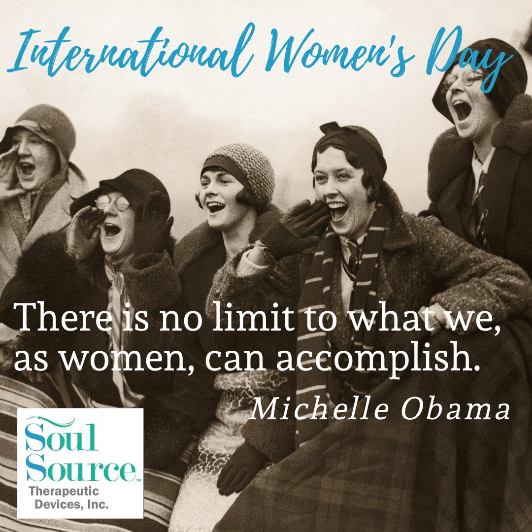 SoulSourceTD's tweet image. In honor of women on International Women's Day and Women's History month...we salute all the women holding their own..in every way!

#soulsourcetherapeuticdevices #internationalwomensday #womensupportingwomen #womeninbusiness