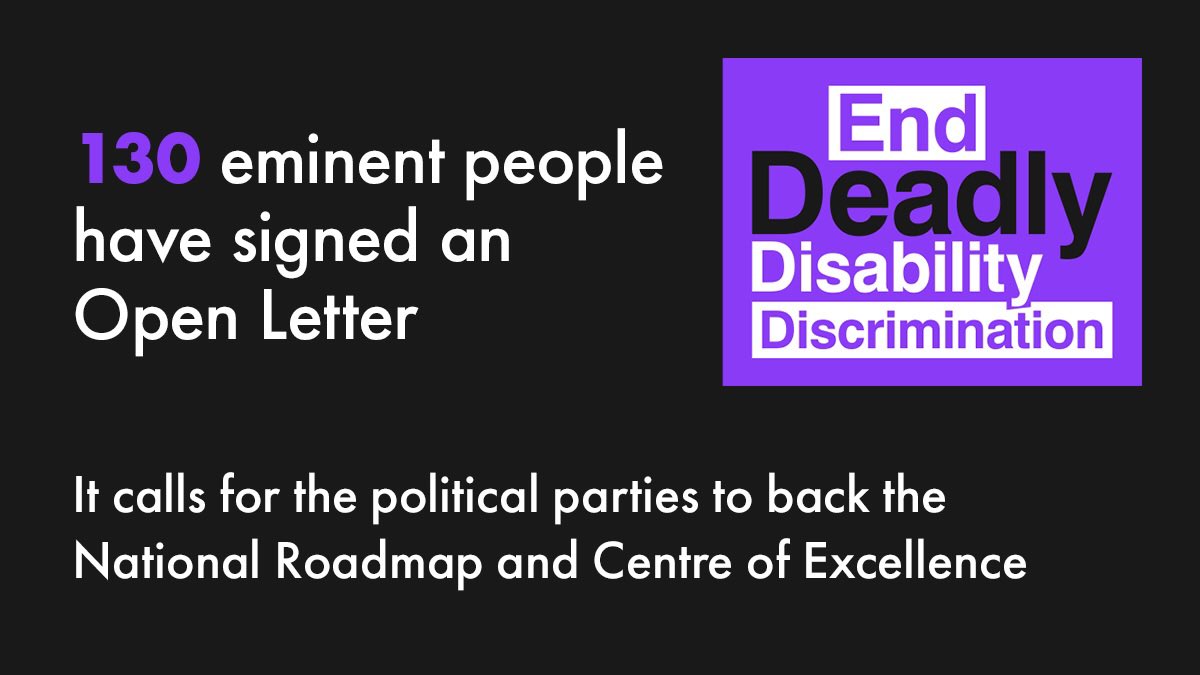 130 eminent people call for action on the health of people with intellectual disability -

<a href="/Graemeinnes/">Graeme Innes</a> <a href="/Kavanagh_AM/">Anne Kavanagh BMBS PhD FAFPHM FASSA FAHMS</a> <a href="/LIDSLaTrobe/">Christine Bigby</a> <a href="/eileenbaldry/">Prof Eileen Baldry</a> <a href="/RobertTickner/">Robert Tickner</a> <a href="/CatiaMalaquias/">Cátia Malaquias</a> @QCIDD 

bit.ly/3HYXtiy

Over to you <a href="/JoshFrydenberg/">Josh Frydenberg</a> @birmo @GregHuntMP <a href="/Mark_Butler_MP/">Mark Butler MP</a>