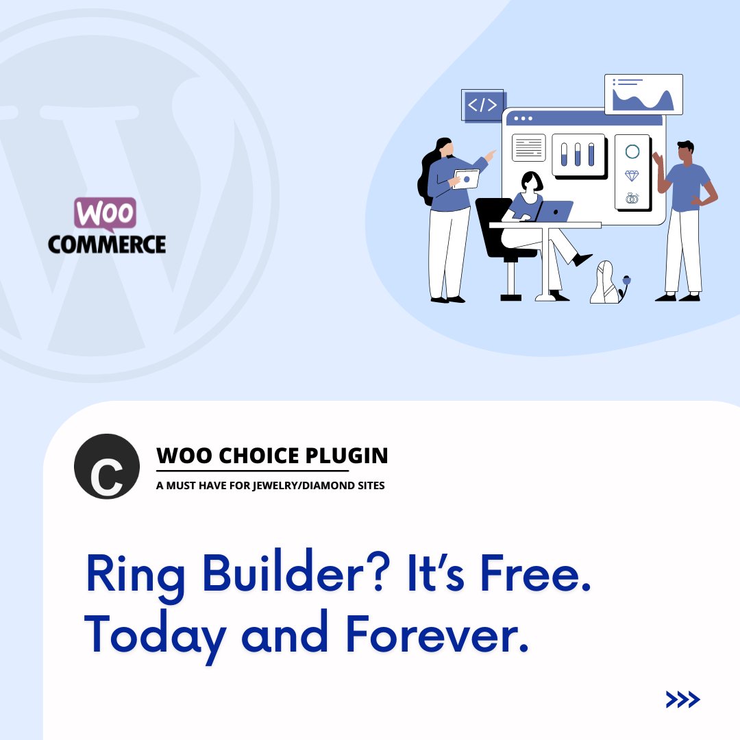SpherePlugins's tweet image. Woo Choice Plugin presents a Free ring builder to all users for now and forever with industry-standard experience. It’s super quick, Install &amp;amp; set up now!

bit.ly/361Bn1A

#woochoiceplugin #jewelrybusiness #shopifyjewelry #ringbuilder #shopifystore #diamondjewellery