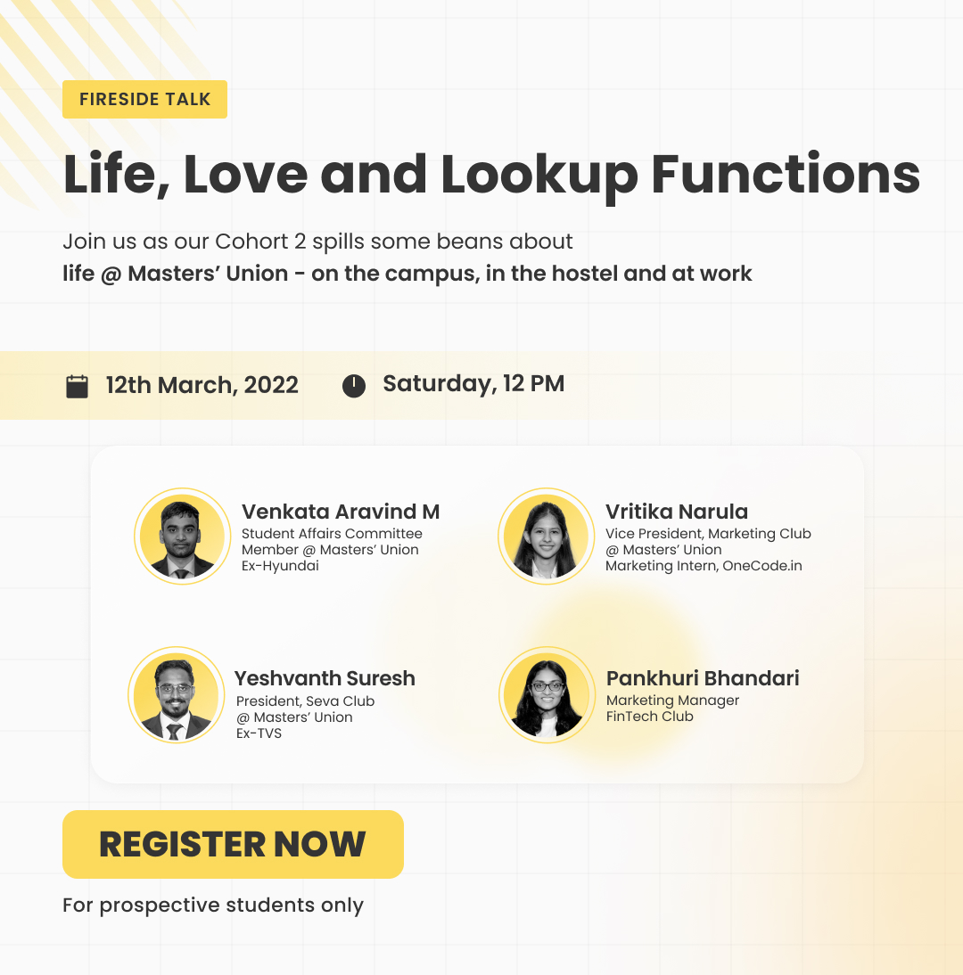 themastersunion's tweet photo. Alert for upcoming events!
These sessions are only open to applicants who are well on their way to completing their admissions applications.
If you’re at this stage, then feel free to register here: https://t.co/kEn0Vx4KF0
#MastersUnion #lifeatmu #intheunion #register https://t.co/mCnX84KUji