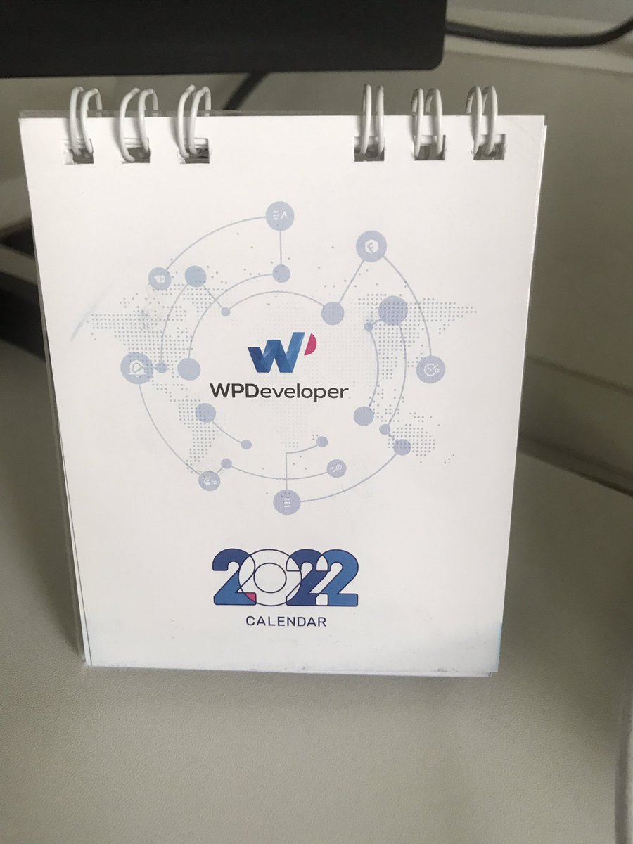 nhr_rob's tweet image. Happy Calendar with Happy Products ❤️ 

Thank you @WPDevTeam 

#NHRWPDeveloperLife 
#LifeAtWPDeveloper