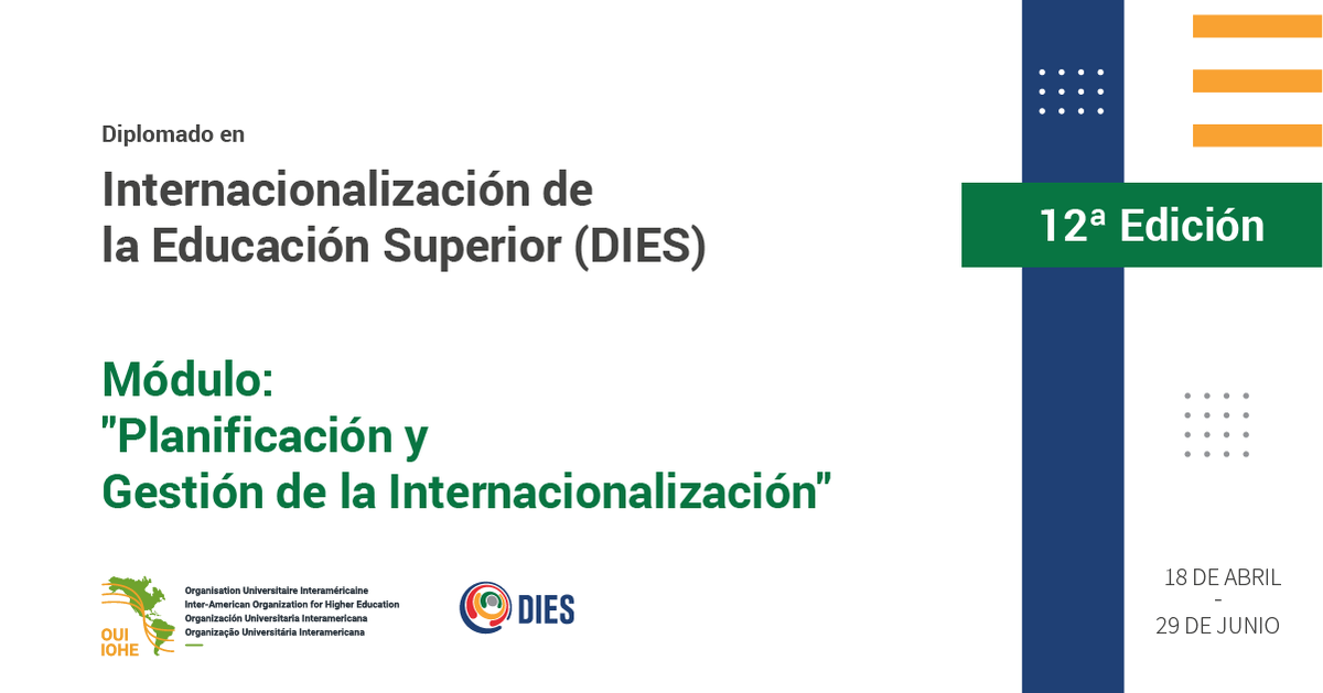 ouiiohe's tweet photo. El #DIES es referente de formación en #Internacionalización de la #Educación Superior para las Américas. 
👉Más información: 
https://t.co/zBsKDXO5rn https://t.co/blrqeMpv0q