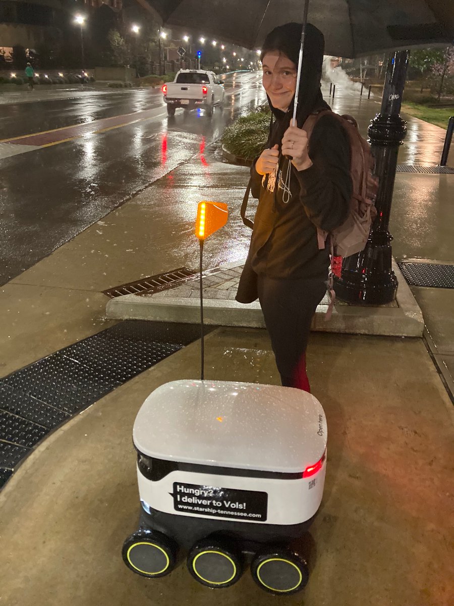 I will not apologize for caring deeply about the well-being of the starship food delivery robots #theystandwithme #irollwiththem