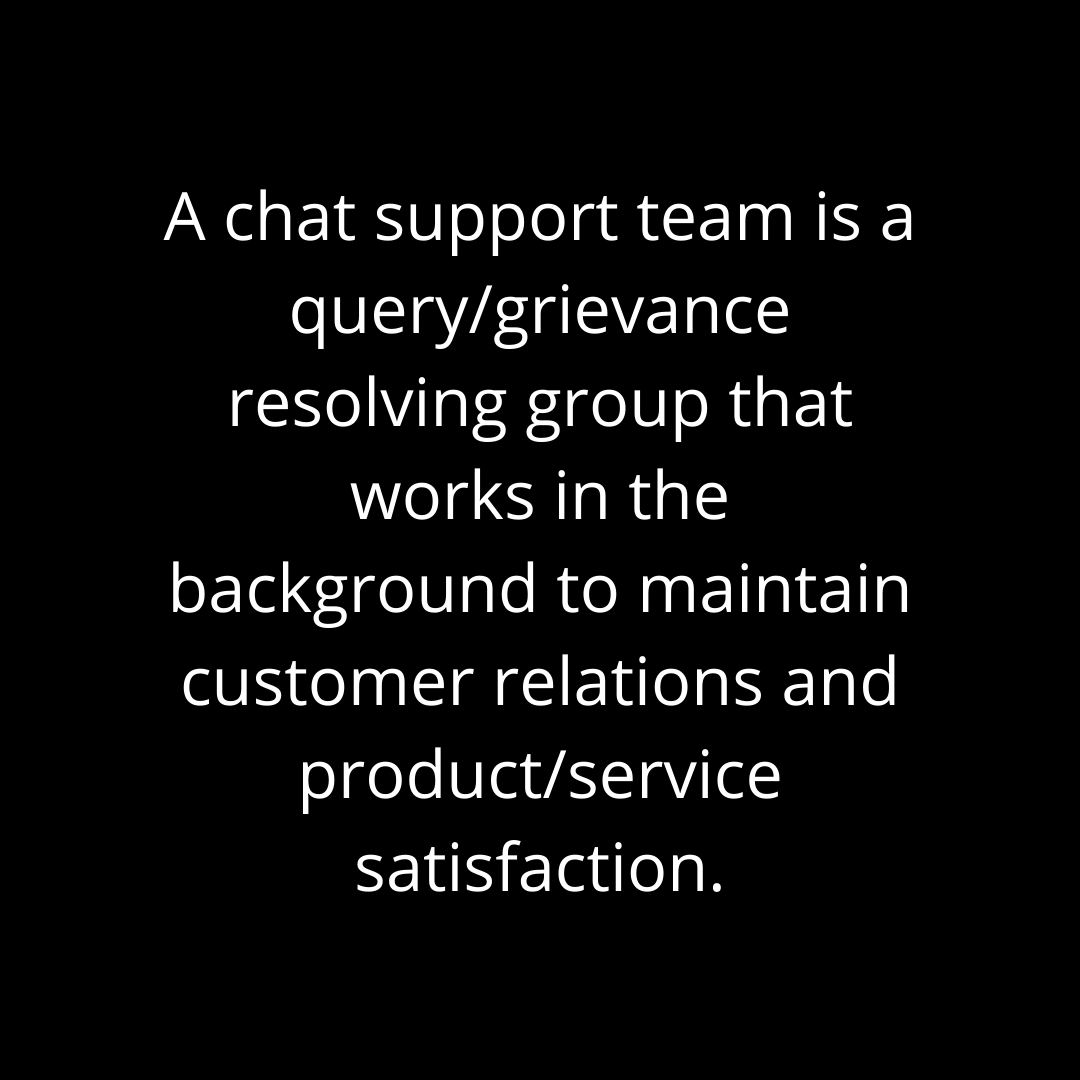 MangementMs's tweet photo. So is chat support something where someone seconds your ideas and opinions while you discuss in a group.
Umm, no. But the support part is common between the 'chat support' we are taking of and the one you might be thinking about.
#business #marketing #msdata #msdatamangement https://t.co/BmEyM49xQG