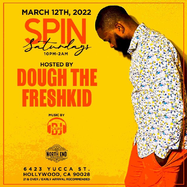 DoughFreshkid's tweet photo. “Yo I heard we bacc outside so pull-up to #SpinSaturday at NorthEndHollywood this Saturday.. I’m hosting and the DJ spinning music off my new album #Keys all night.” -DTFK https://t.co/47b7yPZCAr