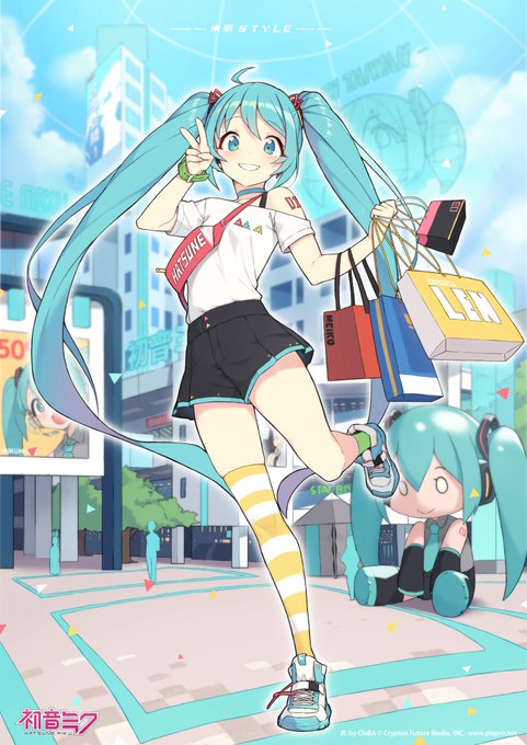 過去絵  台湾2020《HATSUNE MIKU POP UP STORE》絵 
#ミクの日 