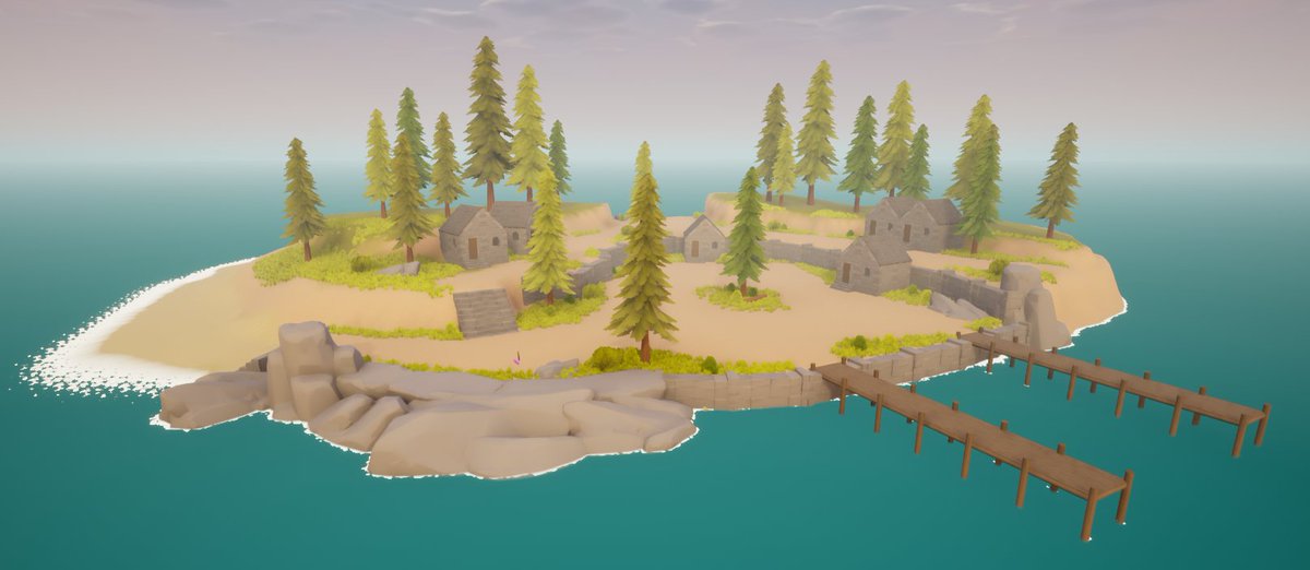 Pretty basic beginnings of an NPC town I have a few ideas for