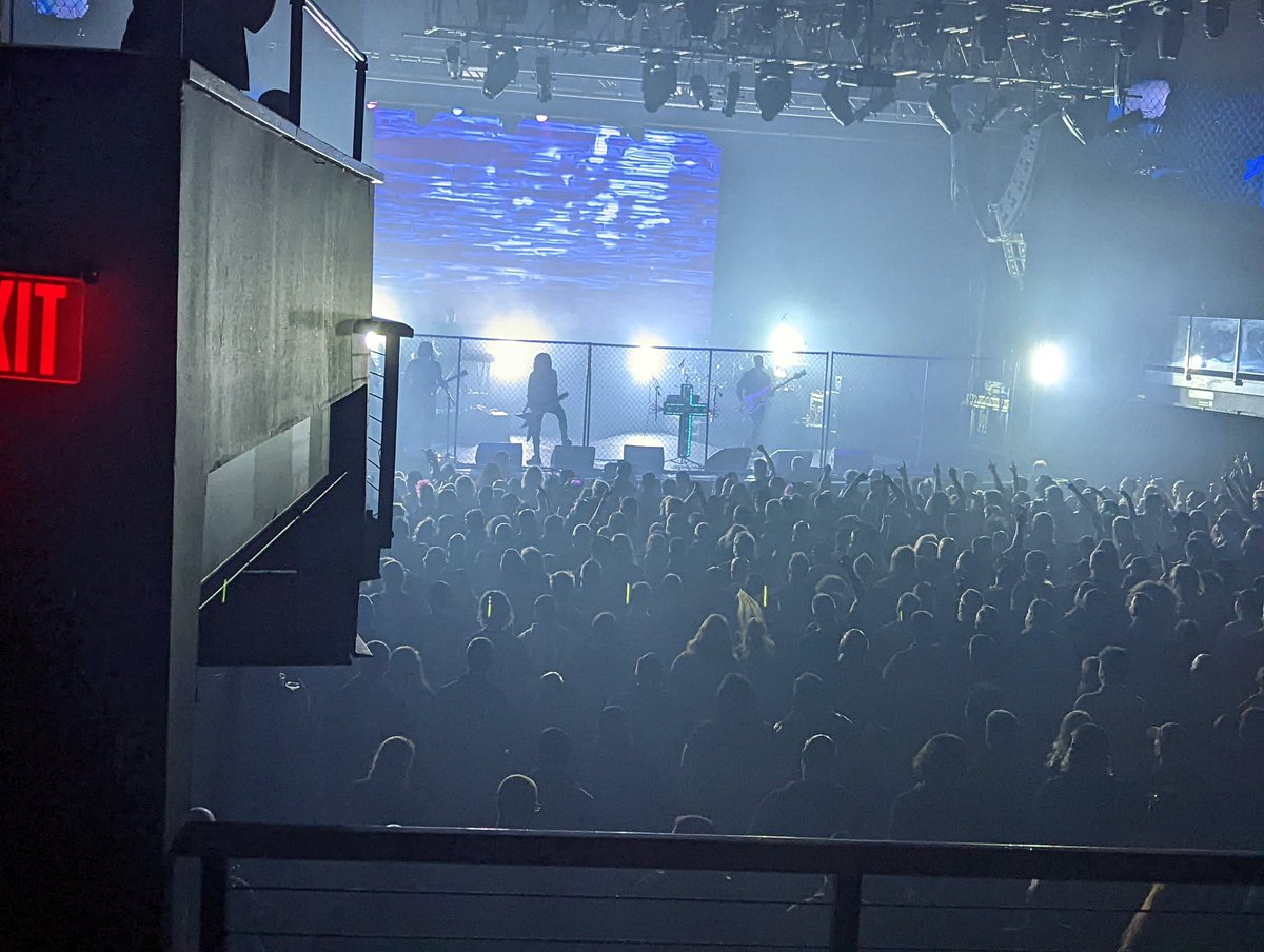 boneyardrat's tweet photo. @WeAreMinistry Crushed it tonight!! @WeAreMinistry new stuff sounds great!!! @TheParamountNY #MinistryBand #IndustrialStrengthTour https://t.co/LnAyOL9ILH