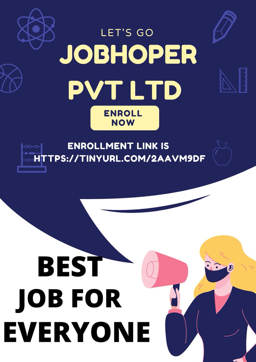 pk90055pankaj's tweet image. #hiring  #jobopportunity #opportunity #hiringimmediately #latestjobs #internationaljobs #machinelearningjobs #salesforcedeveloper #javadeveloper #javadeveloperjobs #pythondeveloper #pythonjobs #sapjobs #fullstackdeveloperjobs   
apply to below link
tinyurl.com/2aavm9df