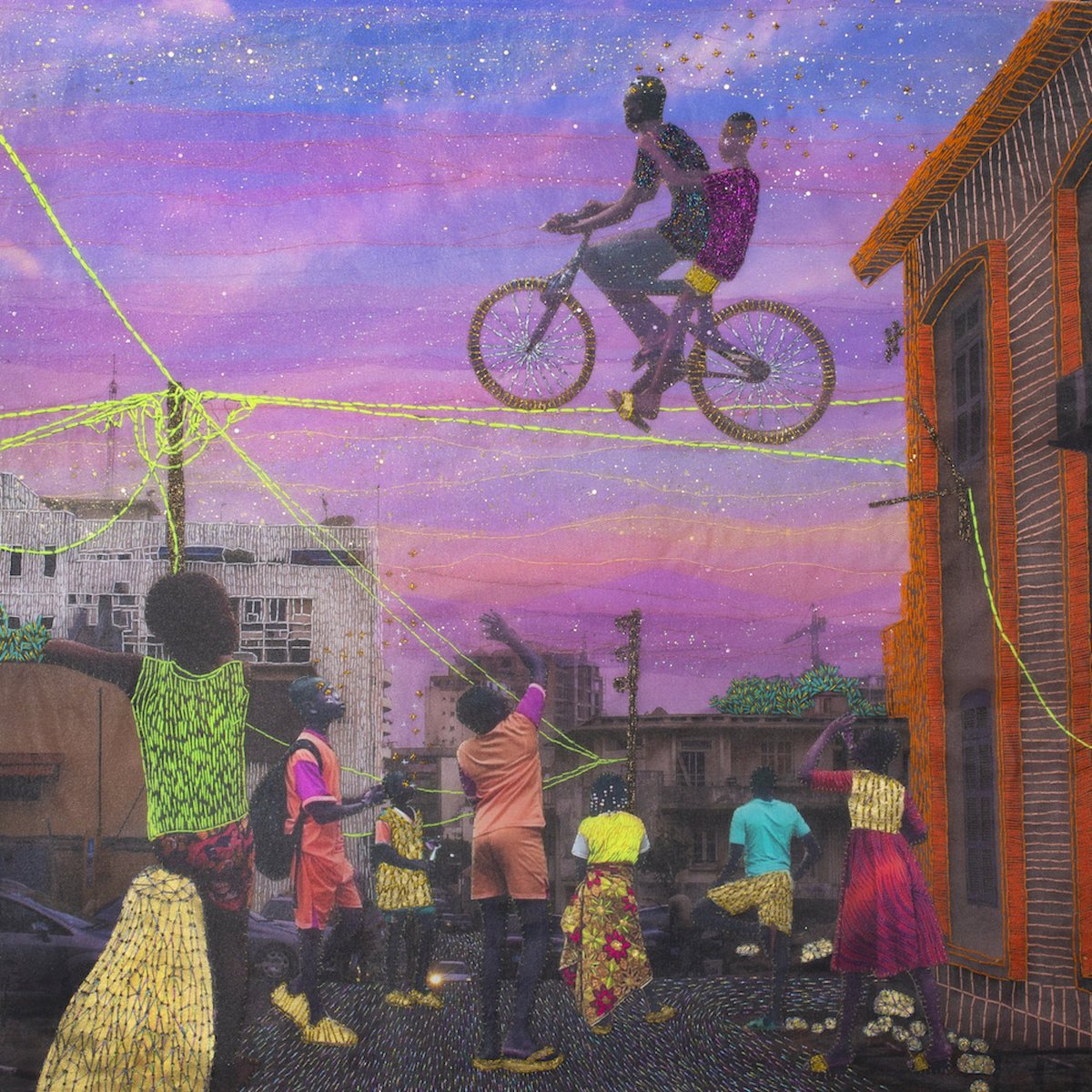 Ivorian artist Joana Choumali’s embroidered  photographs weave together emotions and memories #WomensArt