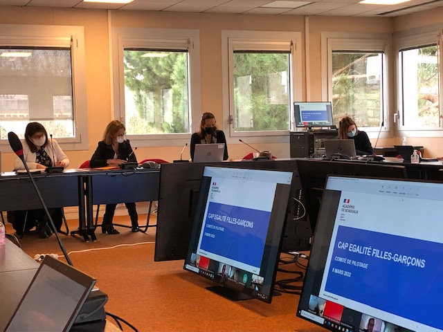 Yesterday in Bordeaux takes place the Academic steering committee on equality between girls and boys  chaired by Anne Bisagni Faure, rector of the academy of Bordeaux. A symbolic date to introduce and present the Gate project.
 #GenderEquality #IWD2022 gateproject.eu
