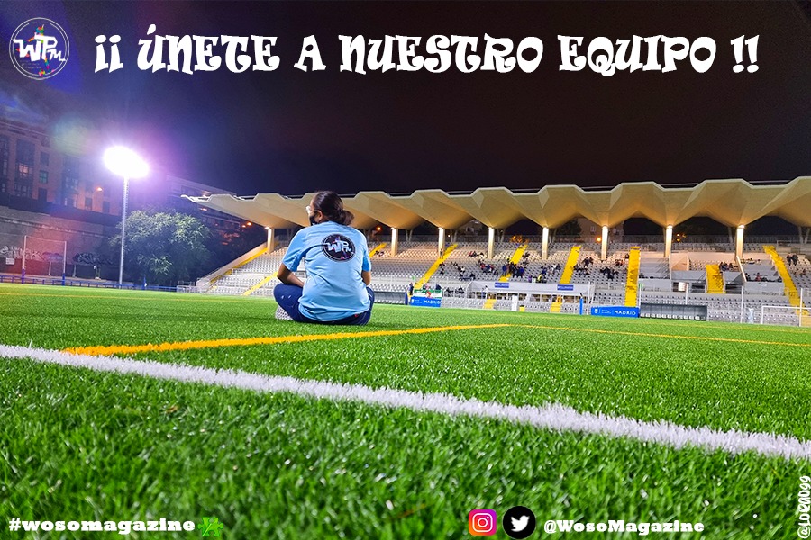 WosoMagazine's tweet image. 👋🏽¿Quieres formar parte del equipo de Woso Promises Magazine? 

Buscamos colaborador@s ✍🏼📸 que sigan el fútbol femenino, y quieran ayudarnos a divulgar y hacer crecer este deporte ⚽

Si estas interesad@, envíanos un DM o un 📧 a info@wosomagazine.com y hablamos 😉
#wosomagazine