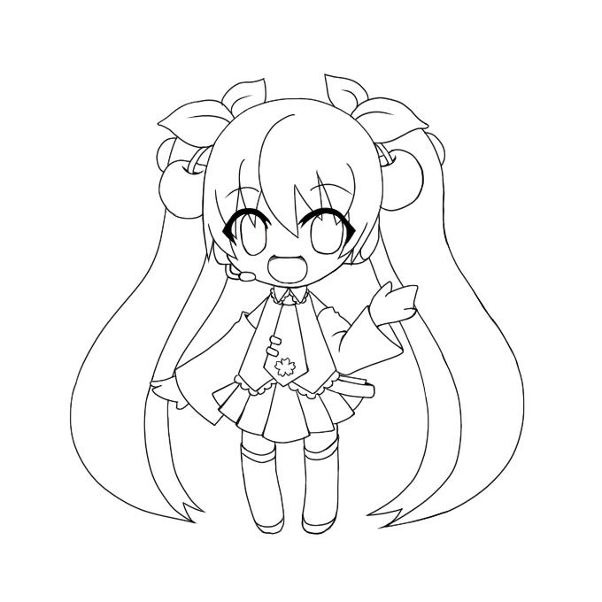 フリー線画のtwitterイラスト検索結果 古い順