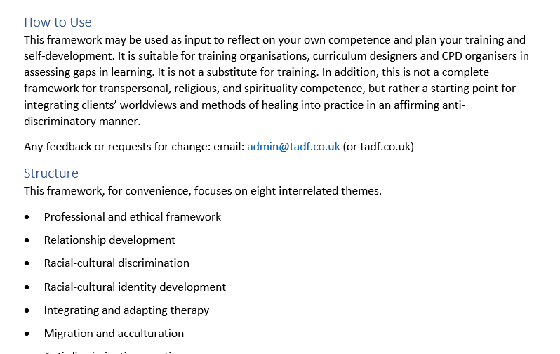 ahmad_mamood's tweet photo. 🚨🗣️Now Available. Race, Culture &amp; Anti-Discrimination 2.0 Competence Framework. Plan self-development &amp; assess training.

Please RT far and wide including individuals, trainees, training providers, supervisors, trainers, researchers.. 
https://t.co/8SCyf9xIL8 #TherapistTwitter https://t.co/4zAZS0FvmF