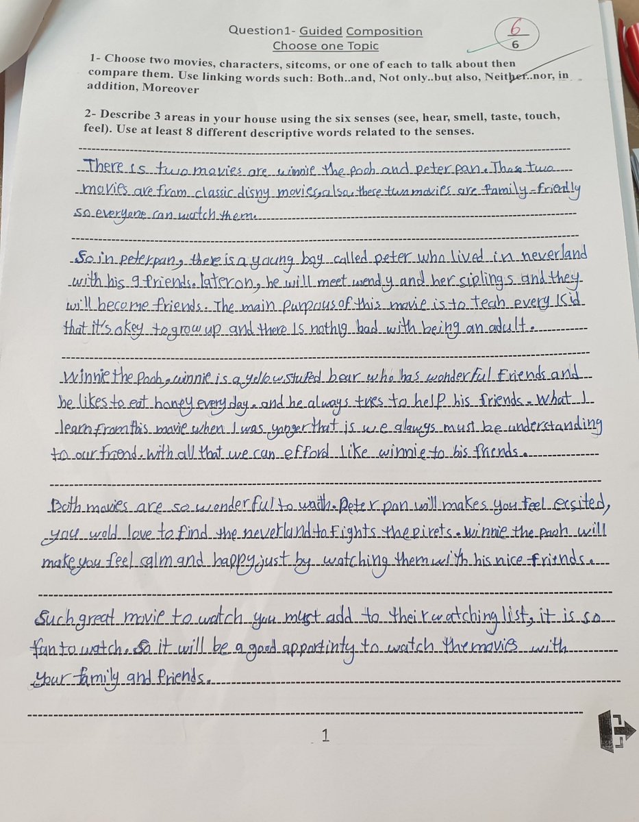 SM_ENGLISH's tweet photo. نماذج من كتابات طالباتي 
#المرحلة_الثانوية ثاني ثانوي
Controlled writing
#اللغة_الإنجليزية https://t.co/7miRSxq5XY