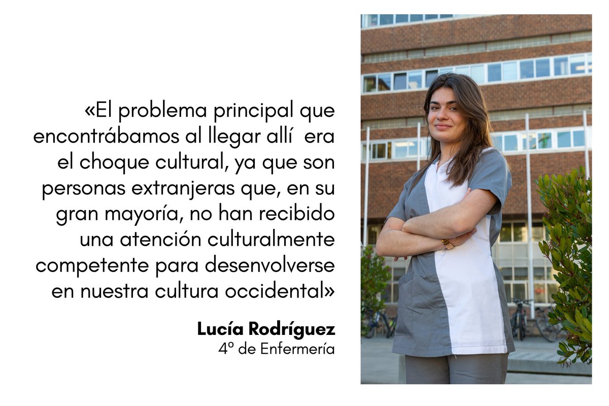 Dos alumnas nos han contado su experiencia en la asignatura 'Atención de #enfermería a la diversidad humana'. Allí abordaron el tema de la desigualdad en la sociedad, y visitaron <a href="/CruzRojaNavarra/">Cruz Roja Navarra</a> y Villateresita para ver de cerca esa realidad.
👉Reportaje bit.ly/3652MQ7