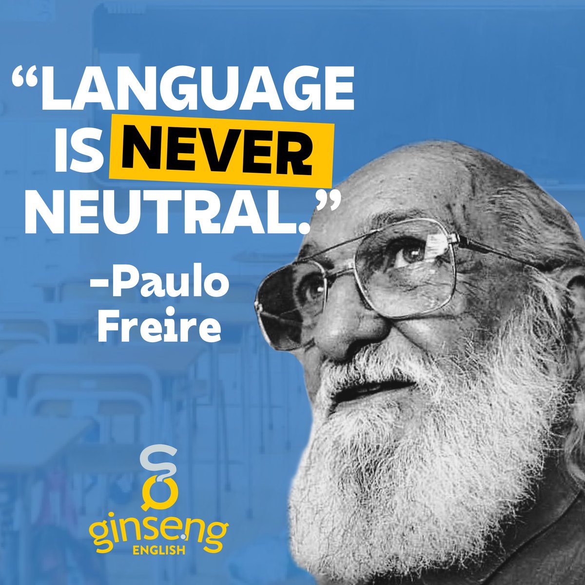 “Language is never neutral.” - Paulo Freire

What do you think this quotation means? Do you agree with Freire? 

#paulofreire #language